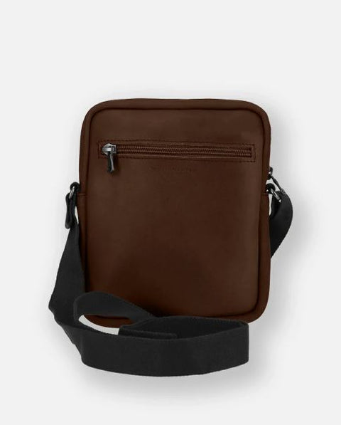 LES ATELIERS FOURES - Saccoche Cuir Homme - Zéphyr - Cognac sportium store