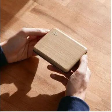 ÖGON DESIGN - Grand Portefeuille - Smart Case V2 - Imitation Bois - Bambou - sportium store