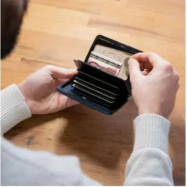 ÖGON DESIGN - Grand Portefeuille - Smart Case V2 - Imitation Bois - Bambou - sportium store