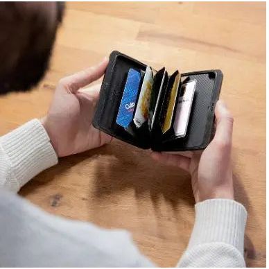 ÖGON DESIGN - Grand Portefeuille - Smart Case V2 - Imitation Bois - Bambou - sportium store
