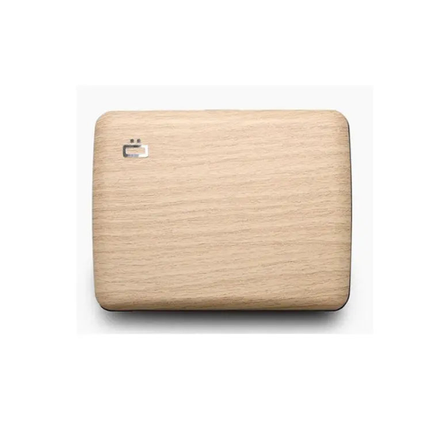 ÖGON DESIGN - Grand Portefeuille - Smart Case V2 - Imitation Bois - Bambou sportium store