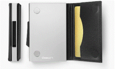 ÖGON DESIGNS - Porte-cartes - Cascade Slim - Black - sportium store