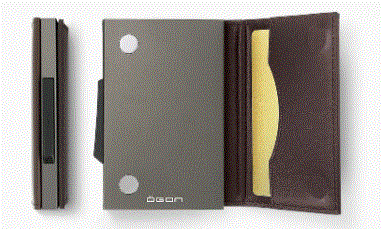 Porte-cartes - Cascade Slim - ÖGON DESIGN - Brown - sportium store