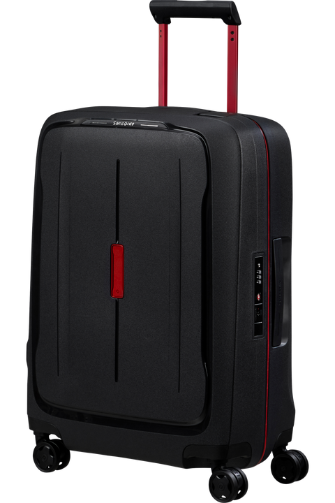 SAMSONITE - Valise 4 roues - ESSENS - Extensible - 55cm - Charcoal/Red