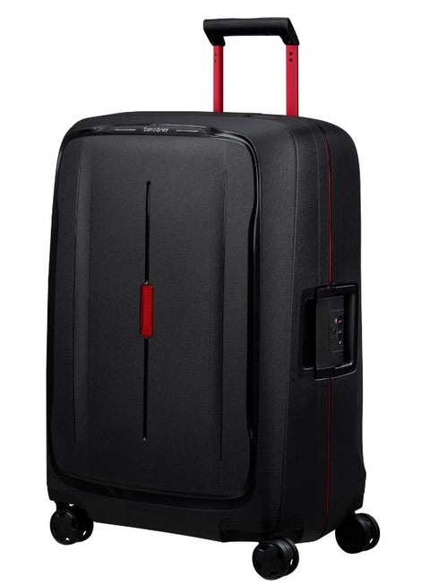 SAMSONITE - Valise 4 roues - ESSENS - Extensible - 69cm - Charcoal/Red