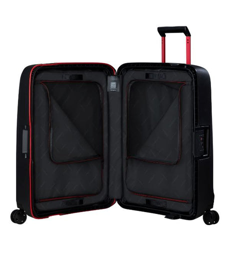SAMSONITE - Valise 4 roues - ESSENS - Extensible - 69cm - Charcoal/Red