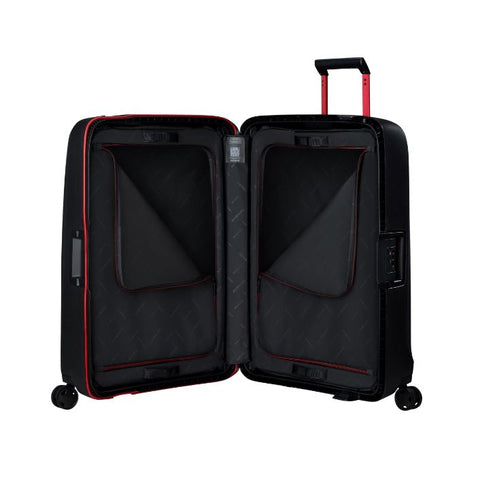 SAMSONITE - Valise 4 roues - ESSENS - Extensible - 75cm - Charcoal/Red