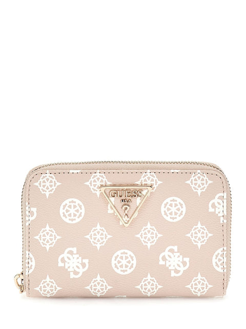 GUESS - Mini portefeuille Laurel logo 4G pivoine sportium store