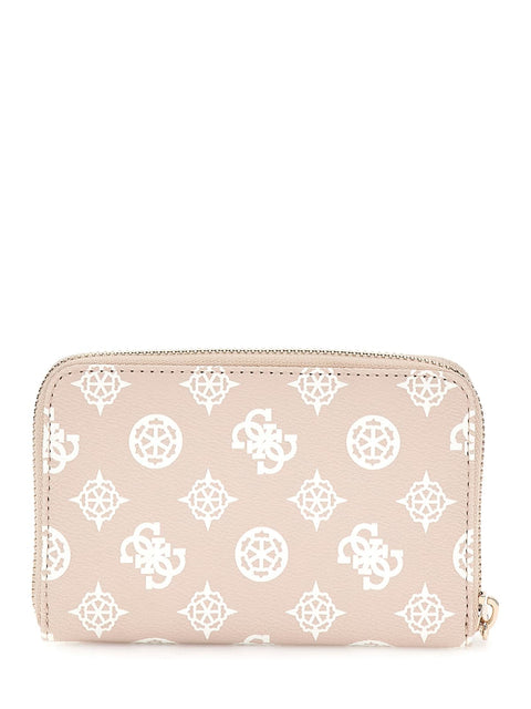 GUESS - Mini portefeuille Laurel logo 4G pivoine sportium store