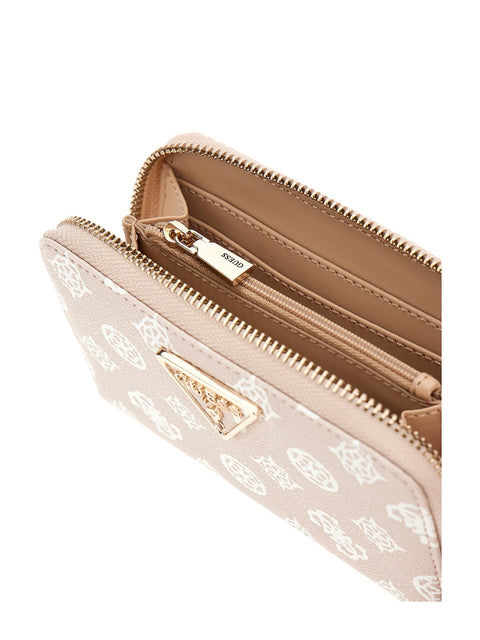 GUESS - Mini portefeuille Laurel logo 4G pivoine sportium store