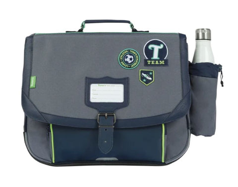 TANN'S - Cartable - Tiago - Gris- 38cm - poche gourde sportium
