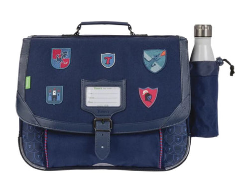 TANN'S - Cartable - Lancelot - bleu - 38cm - poche gourde sportium