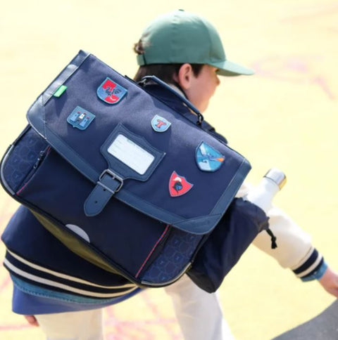 TANN'S - Cartable - Lancelot - bleu - 38cm - poche gourde sportium