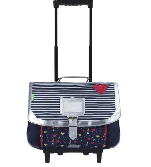 TANN'S - Cartable trolley Émilie - bleu - 38cm sportium
