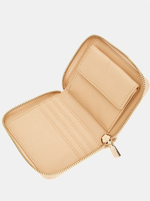 GUESS - Mini portefeuille Laurel logo 4G pivoine sportium store