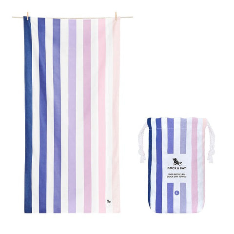 DOCK & BAY - Serviette de plage - XL (200x90cm) - CABANA - Séchage Rapide - Dusk to Dawn sportium store 24