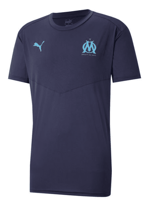 PUMA T-Shirt d'Entraînement Homme  Peacoat-Bleu Azur