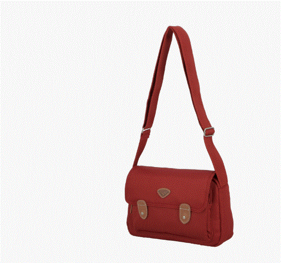 JUMP Sac Porté croisé rabat 29 cm Etretat Rouge